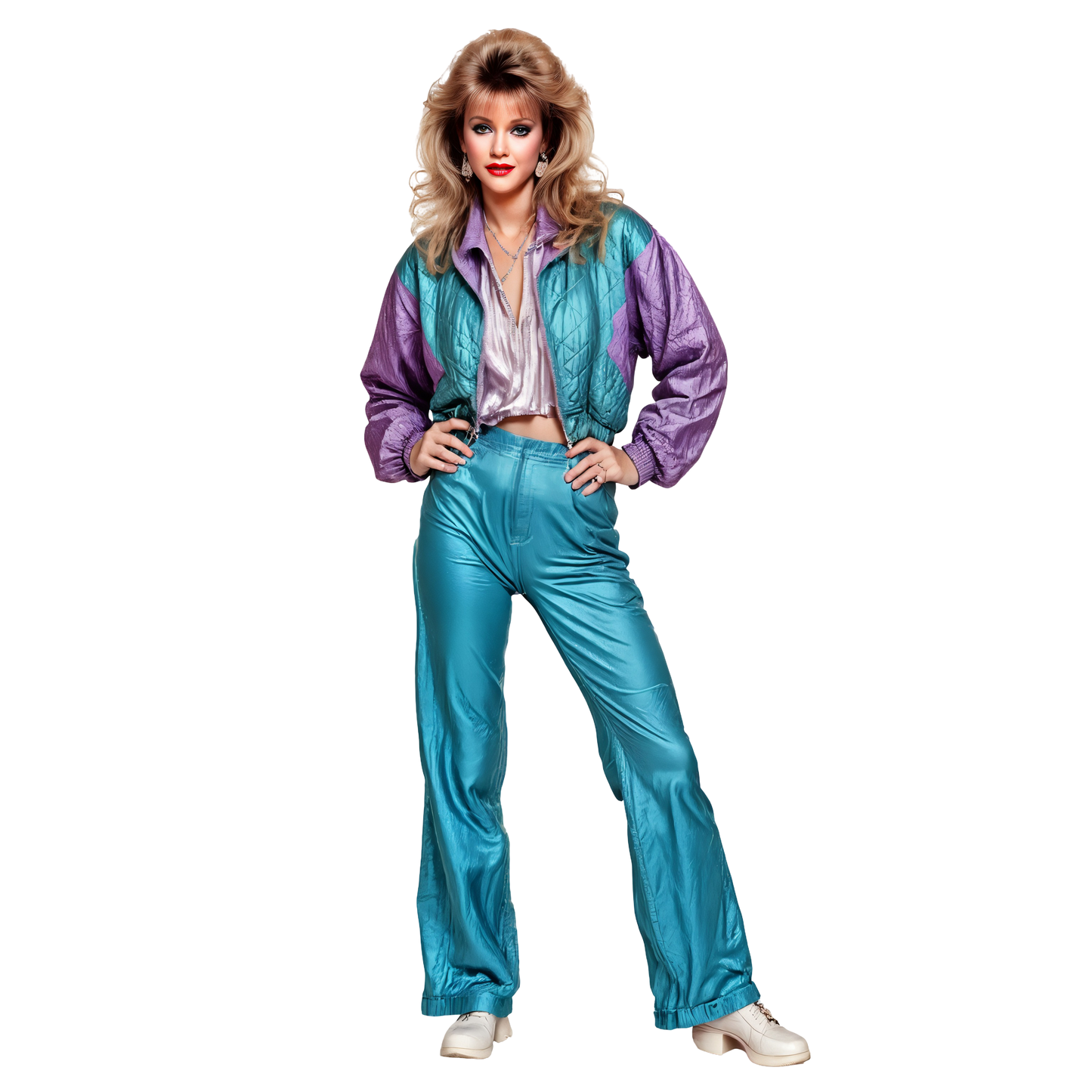 Neon Mirage Windbreaker
