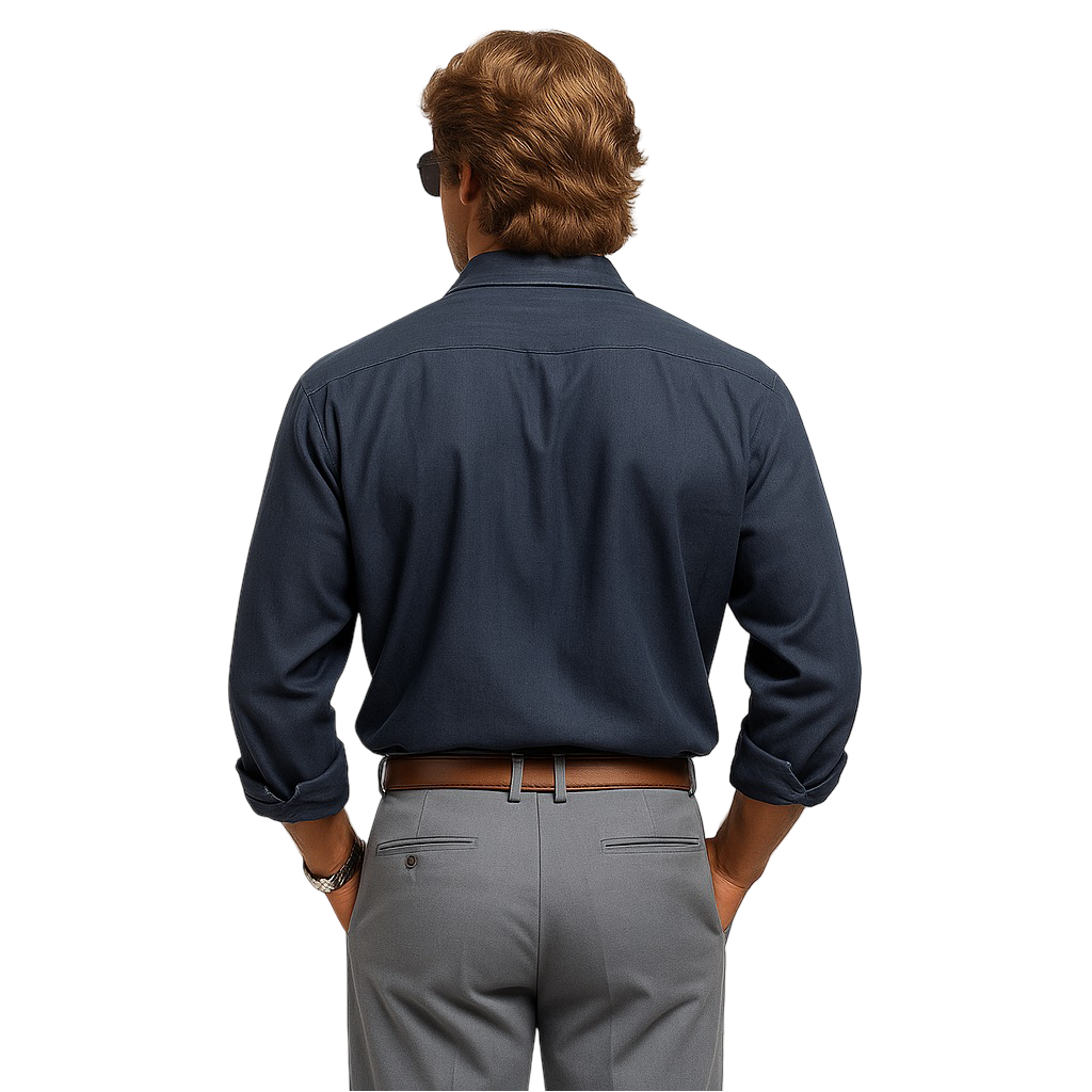 Leonardo Strassi Blue Room Button-Up