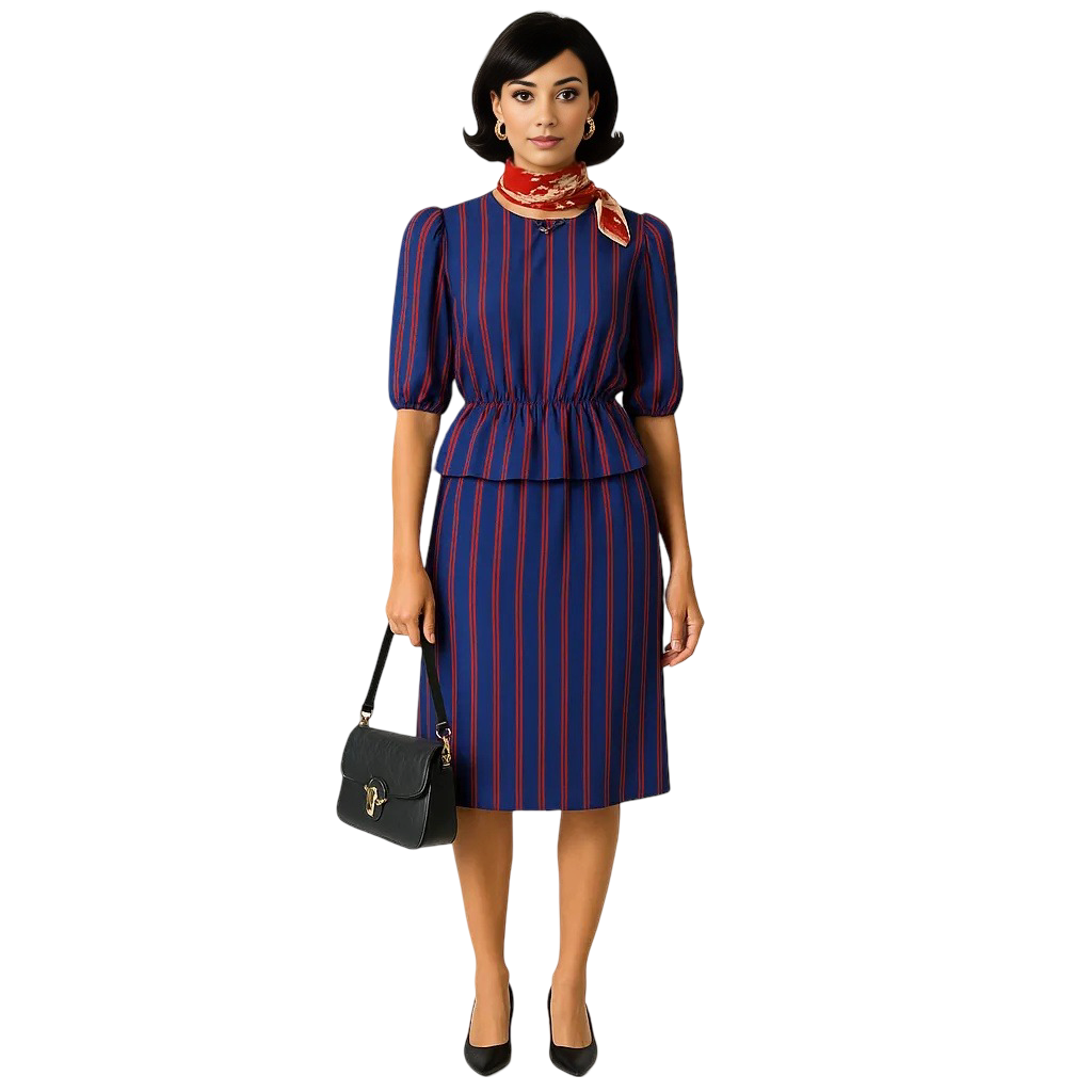 Portofino Peplum Dress