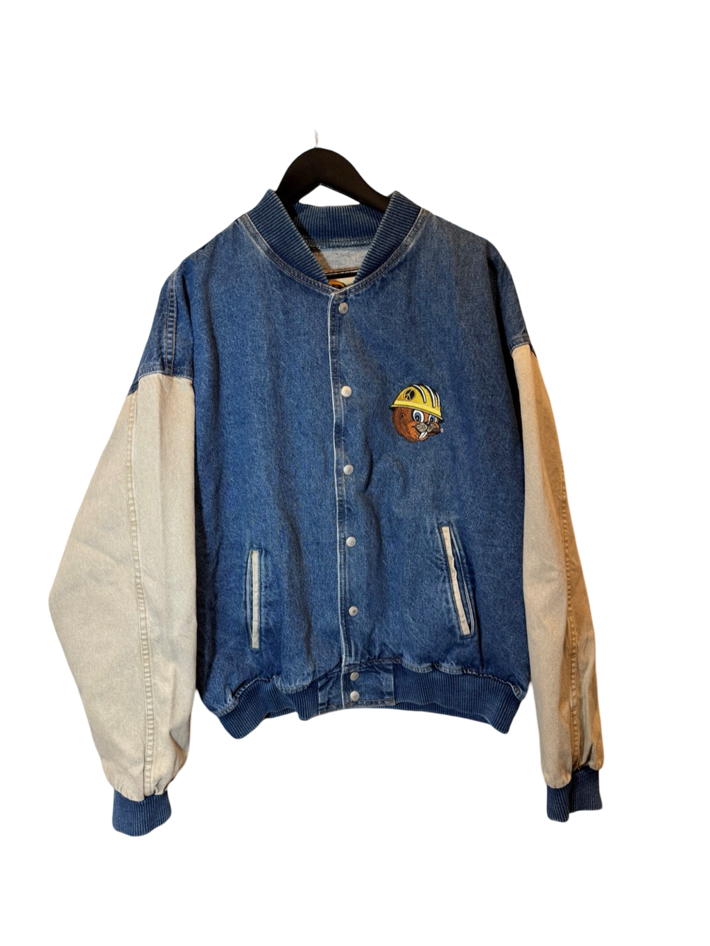 Hustler Denim Bomber