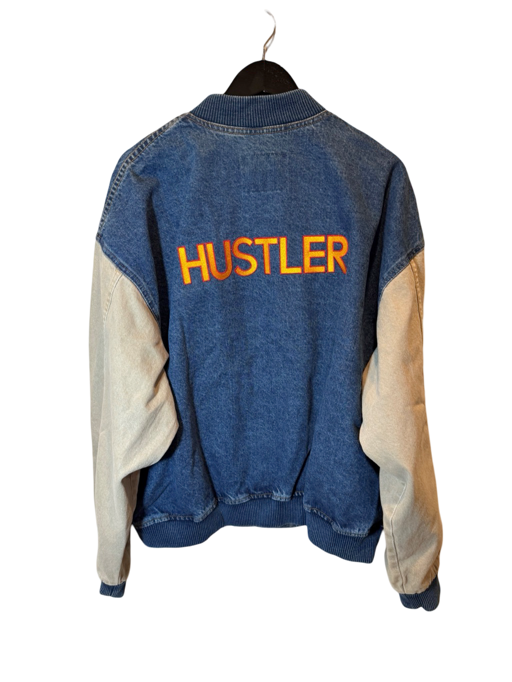 Hustler Denim Bomber