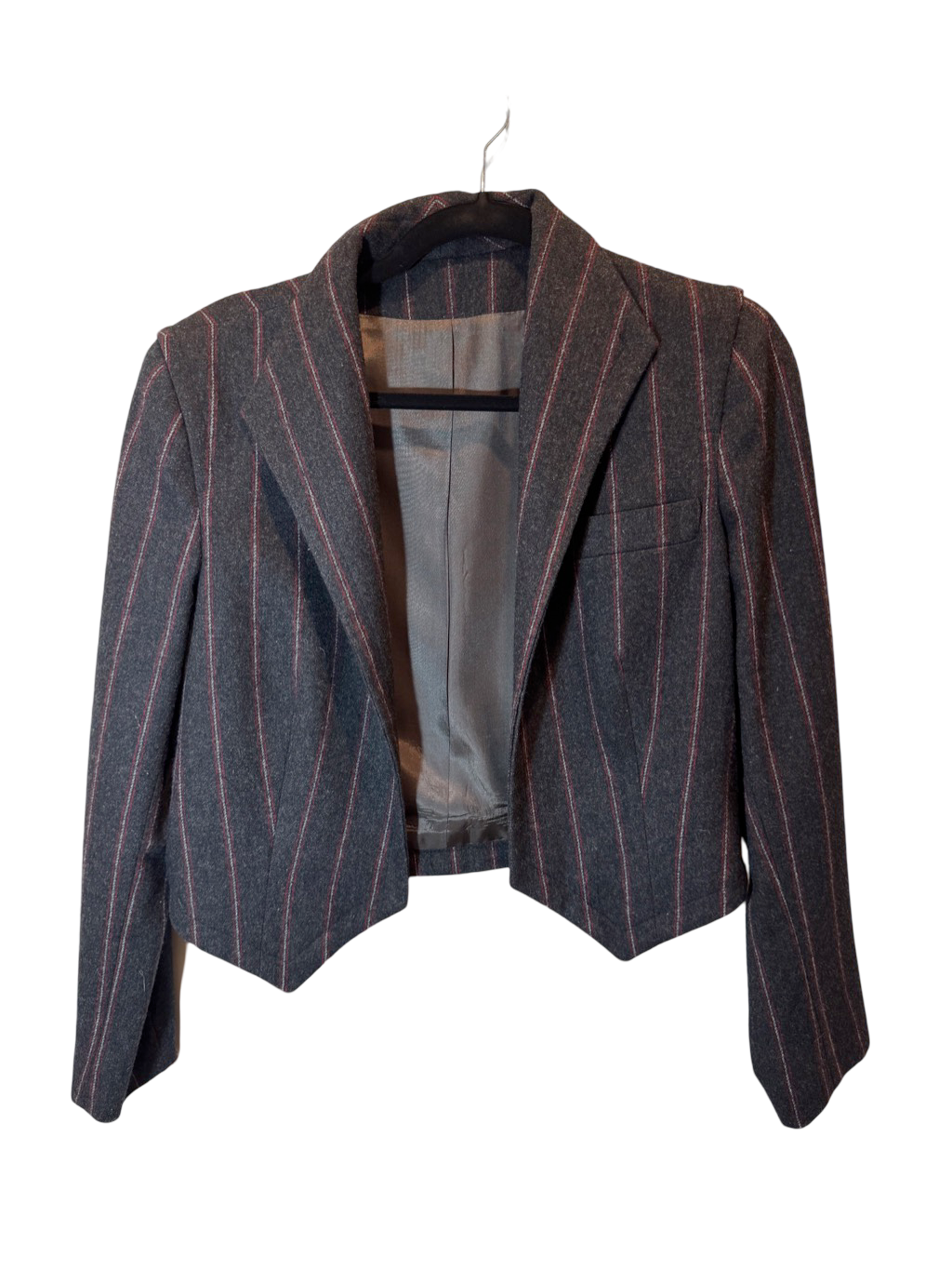 Pinstripe Pitch Blazer