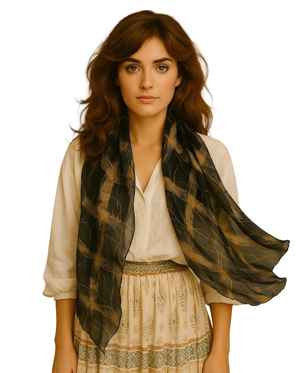 Kasbah Windowpane Scarf