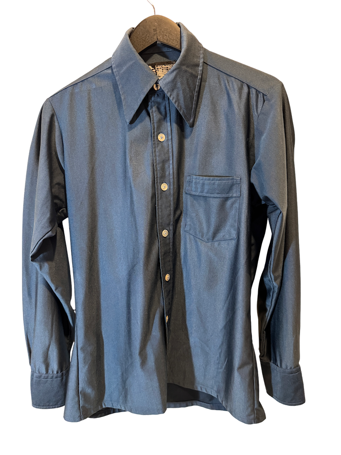 Leonardo Strassi Blue Room Button-Up
