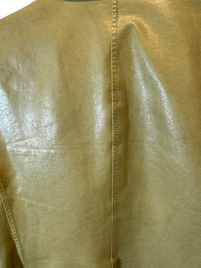 Midtown Matcha Leather Blazer