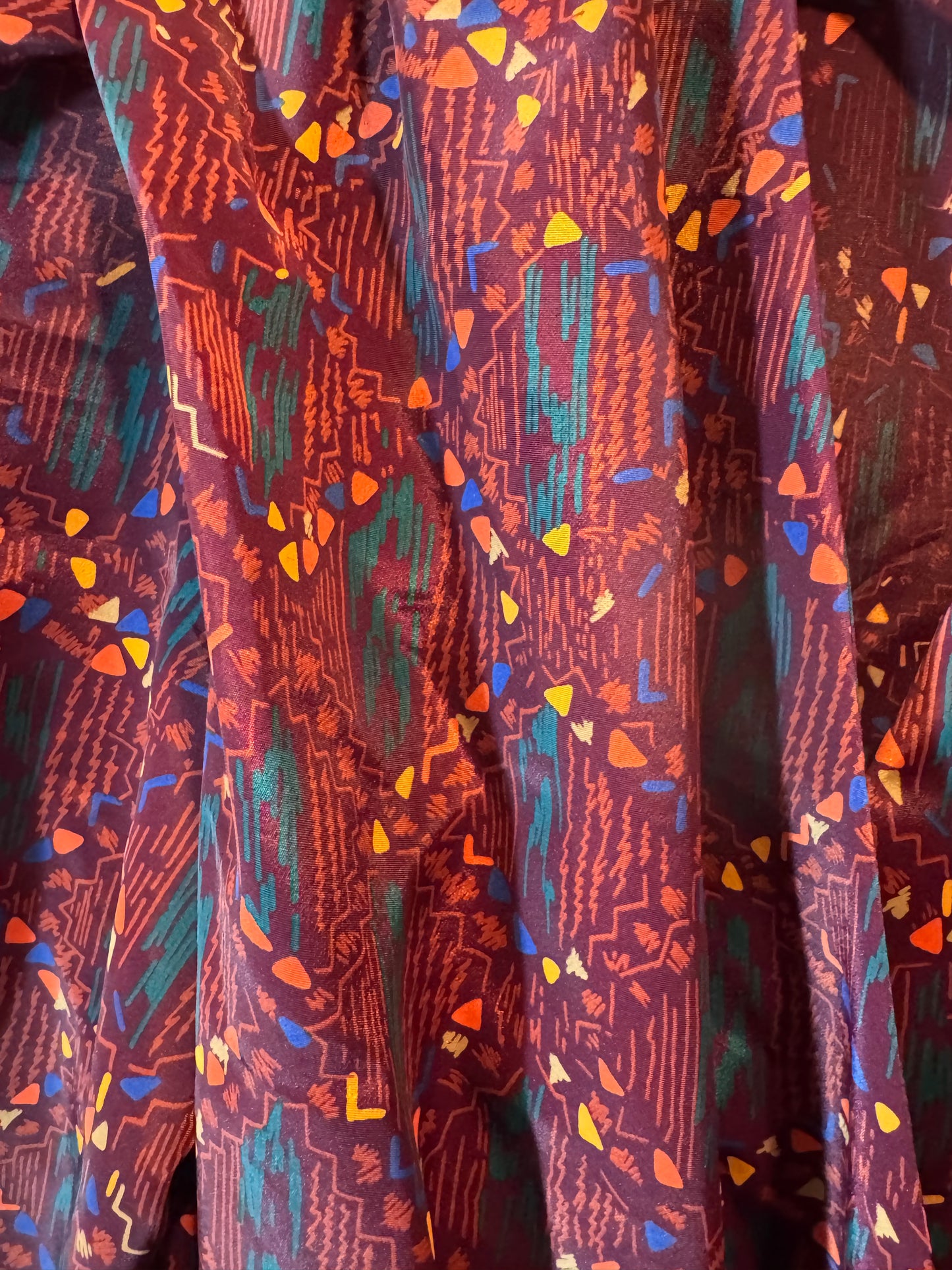 Orléans Abstract Peplum Dress