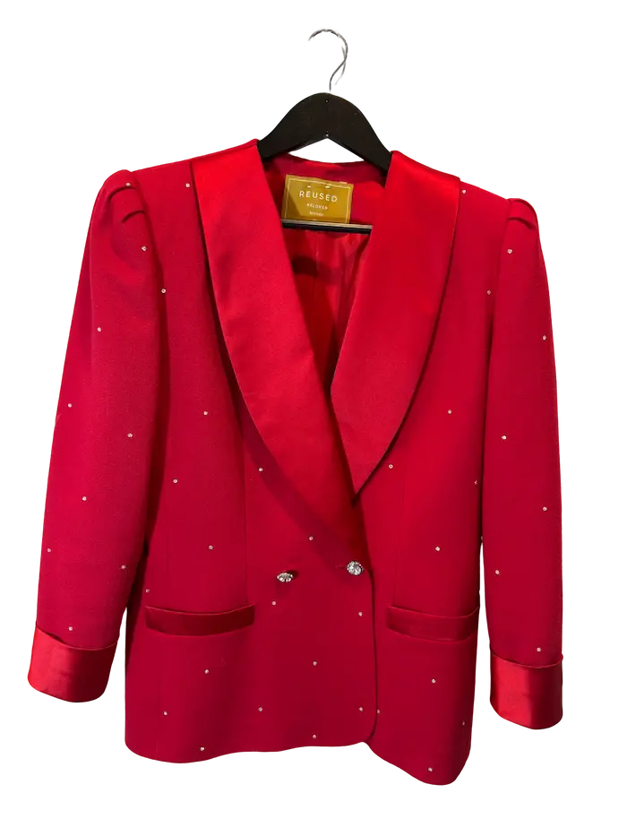 Cherry Strobe Blazer