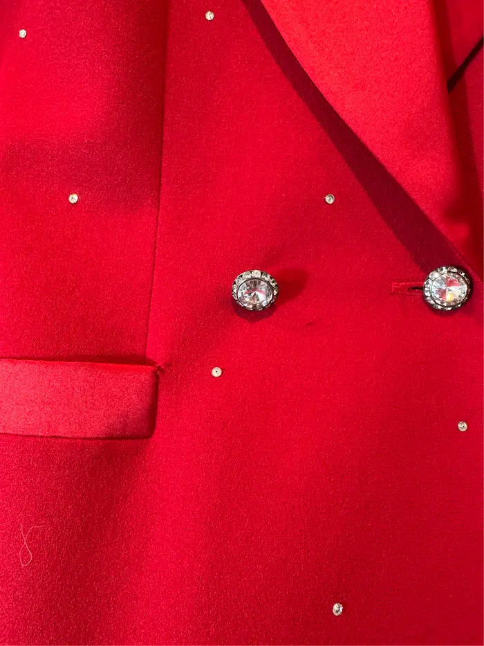 Cherry Strobe Blazer