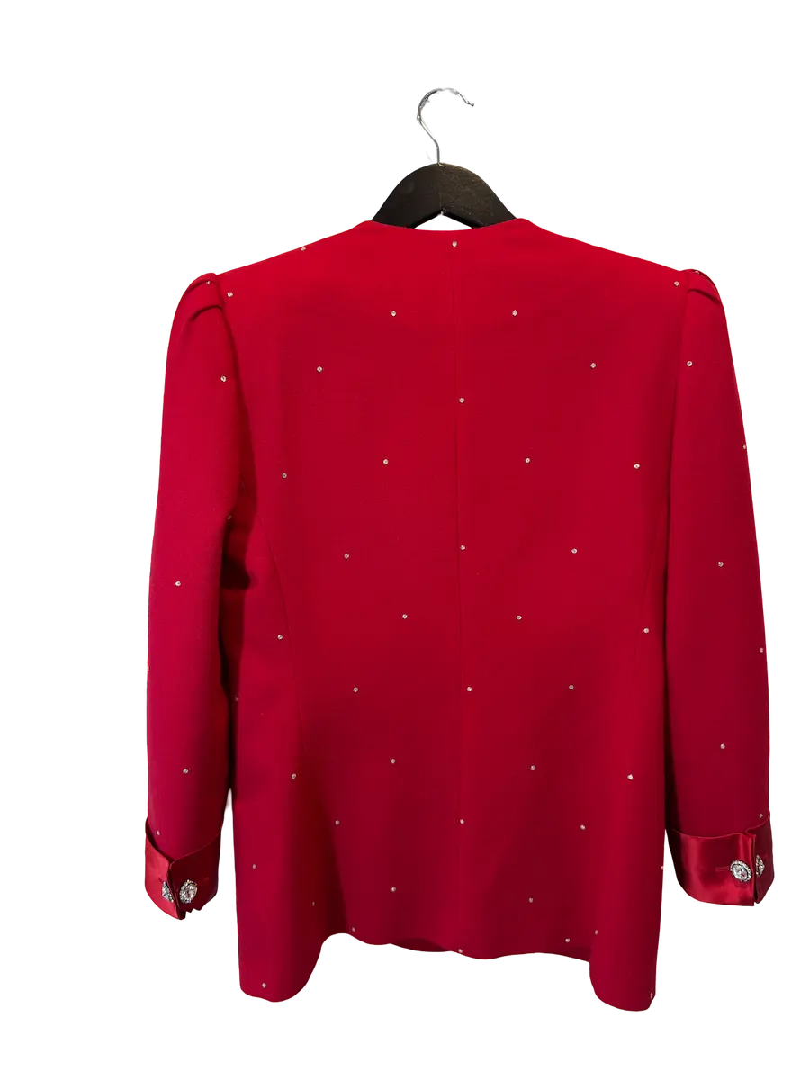 Cherry Strobe Blazer