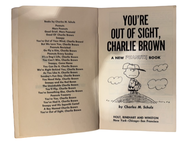 You’re Out of Sight, Charlie Brown
