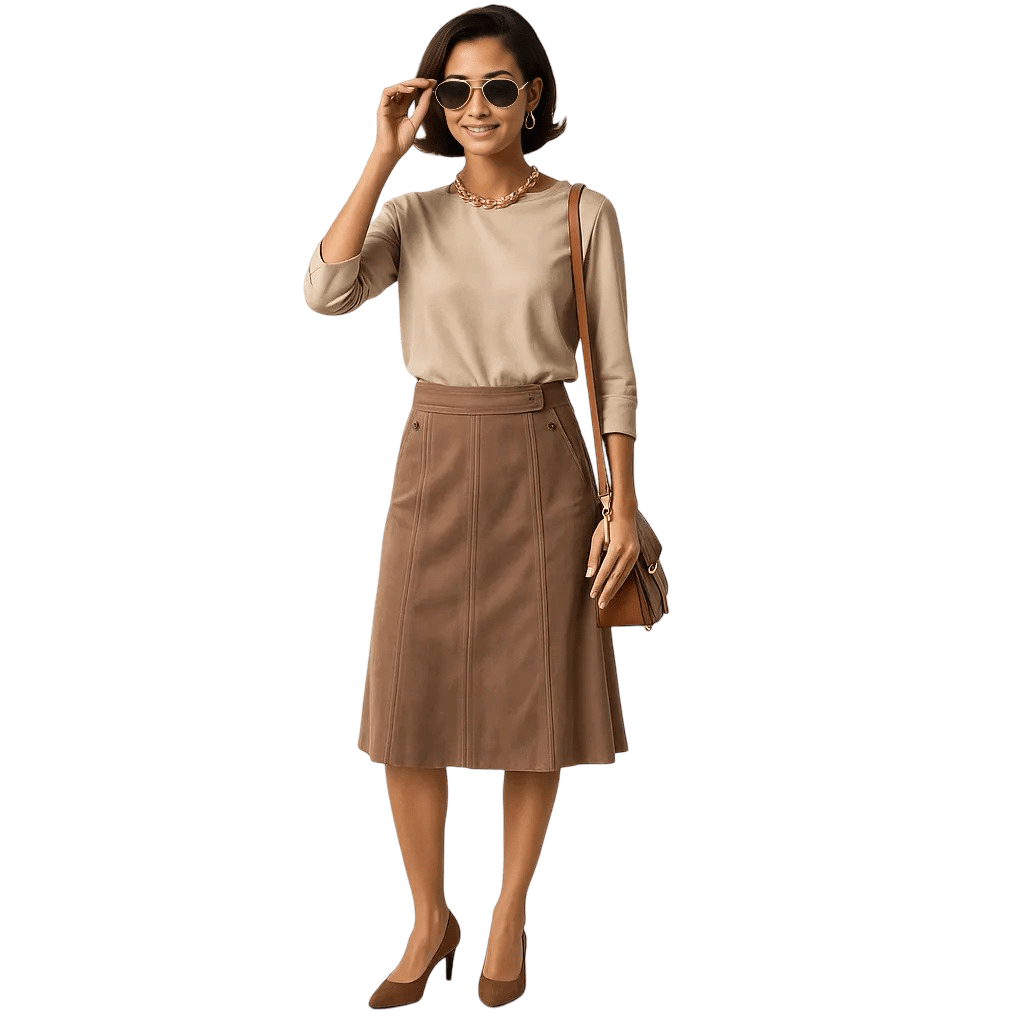 Country Club Suede Skirt
