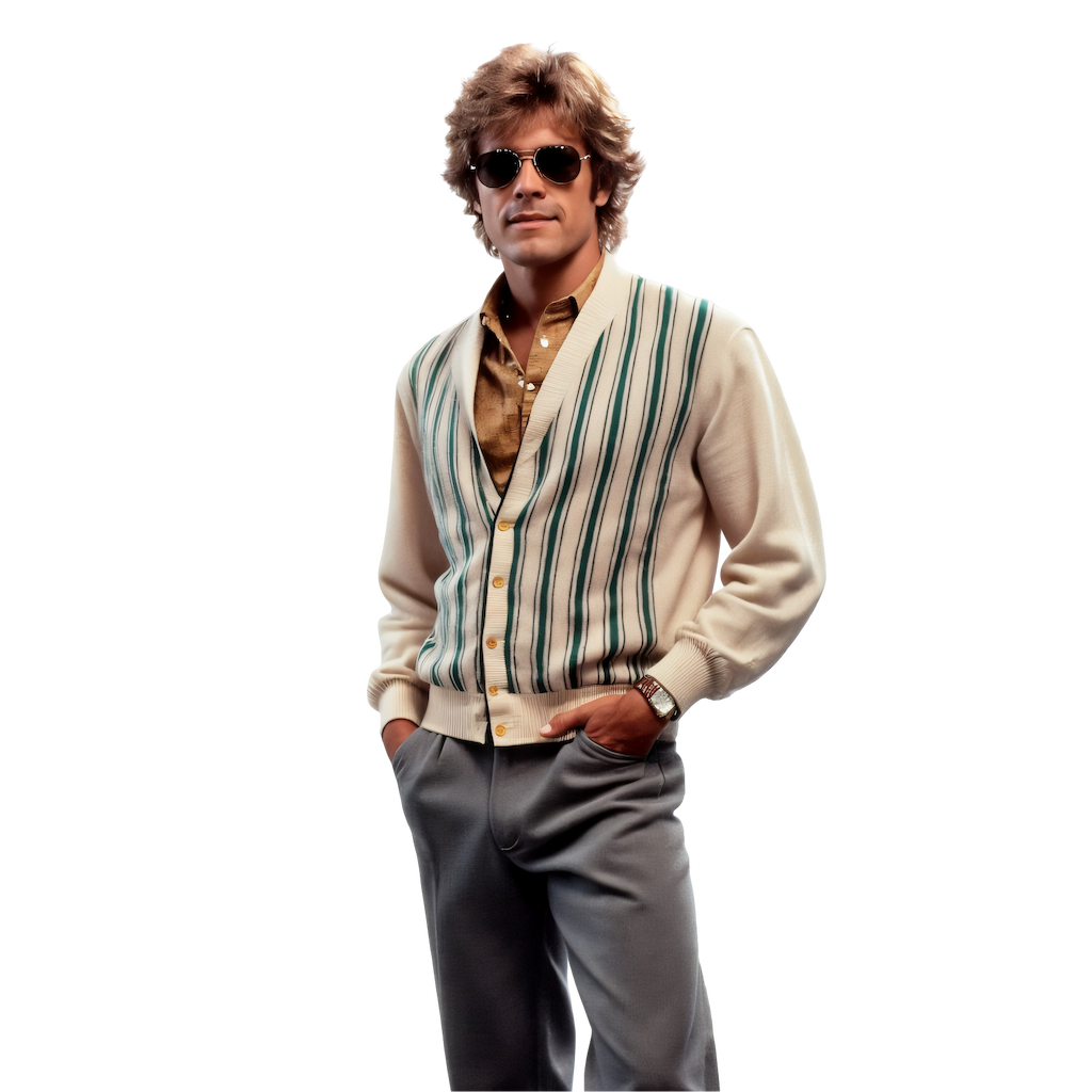 Vinyl Lounge Cardigan
