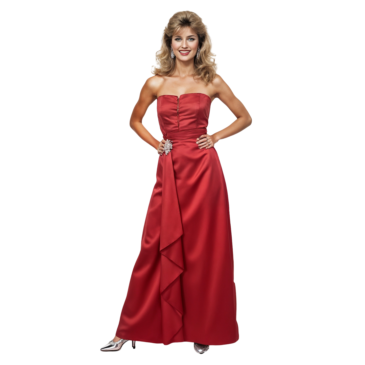Red ballroom Dress