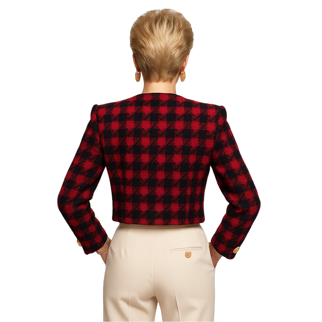 Versace Plaid Jacket