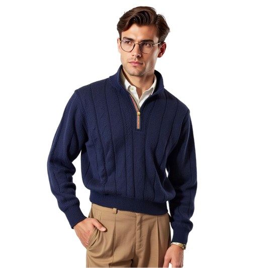 Riviera Cable-Knit Pullover