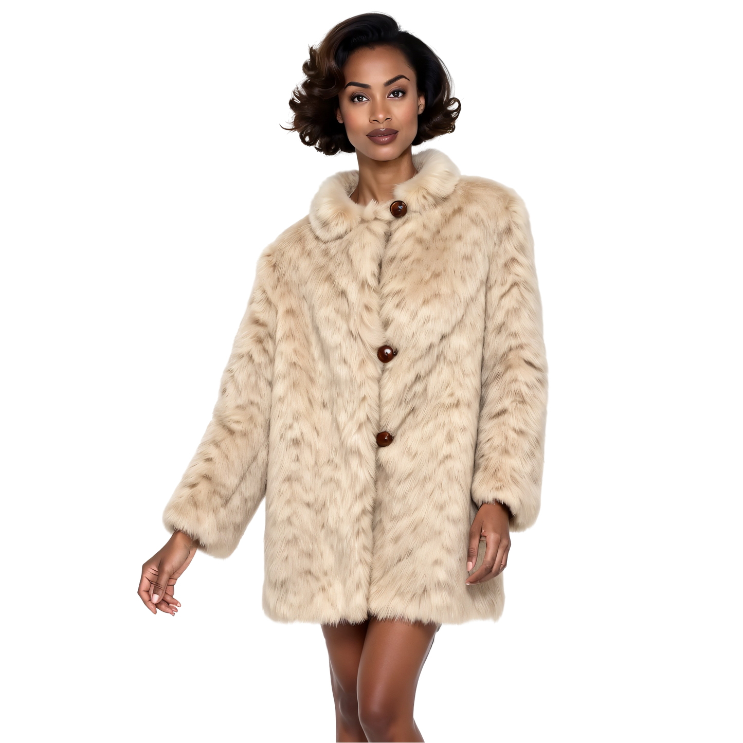 Hollywood Starlet Fur Coat