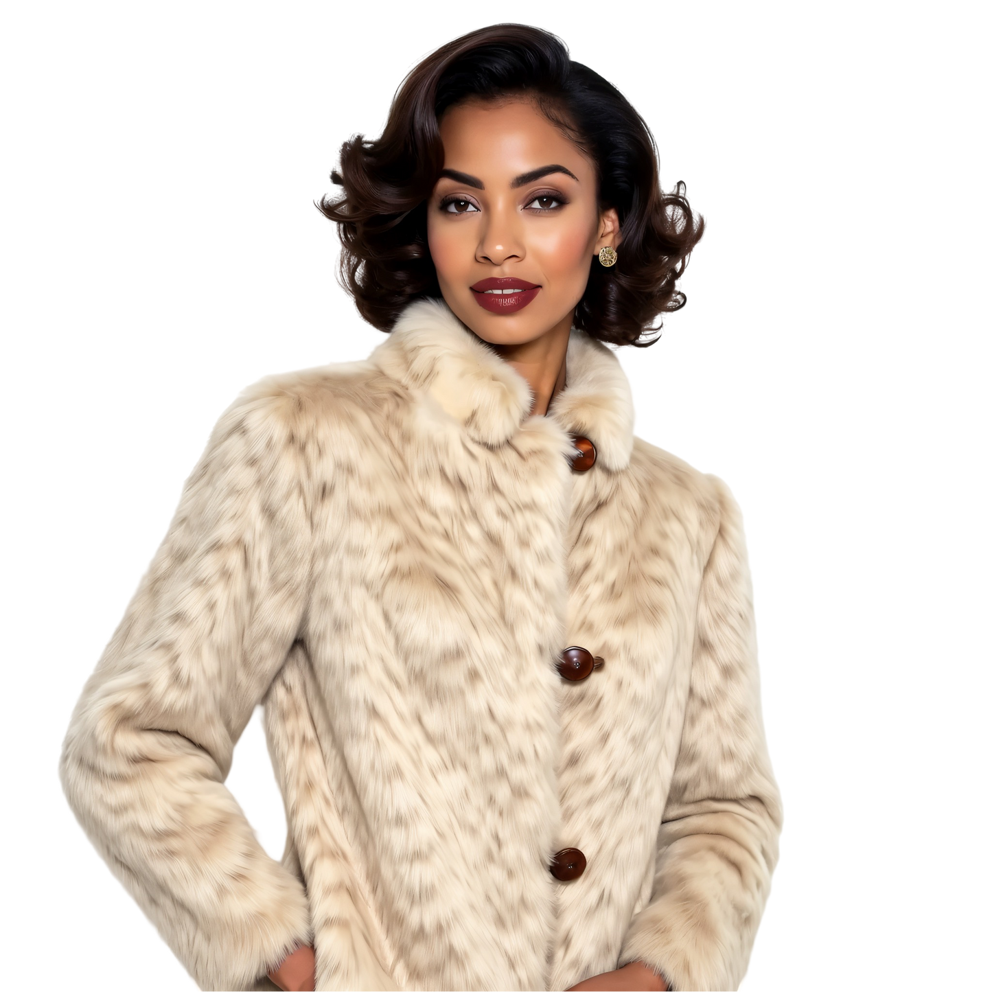 Hollywood Starlet Fur Coat