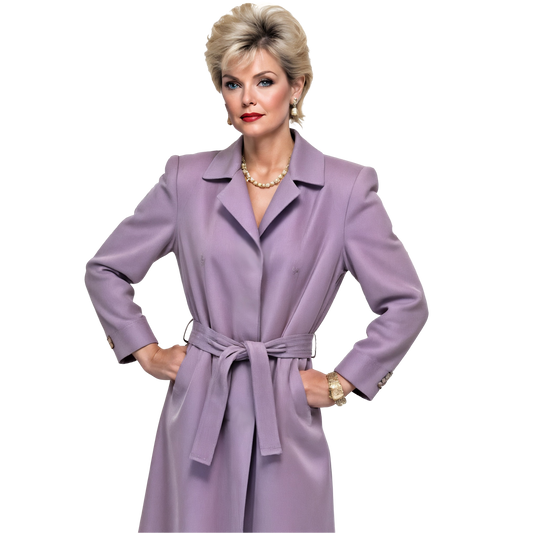 Dynasty Velvet Trench