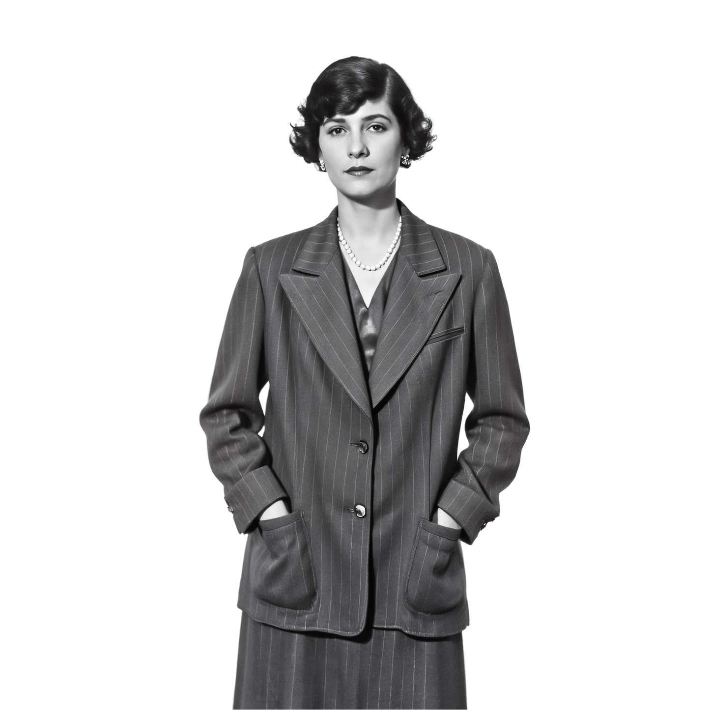War Bond Pinstripe Blazer