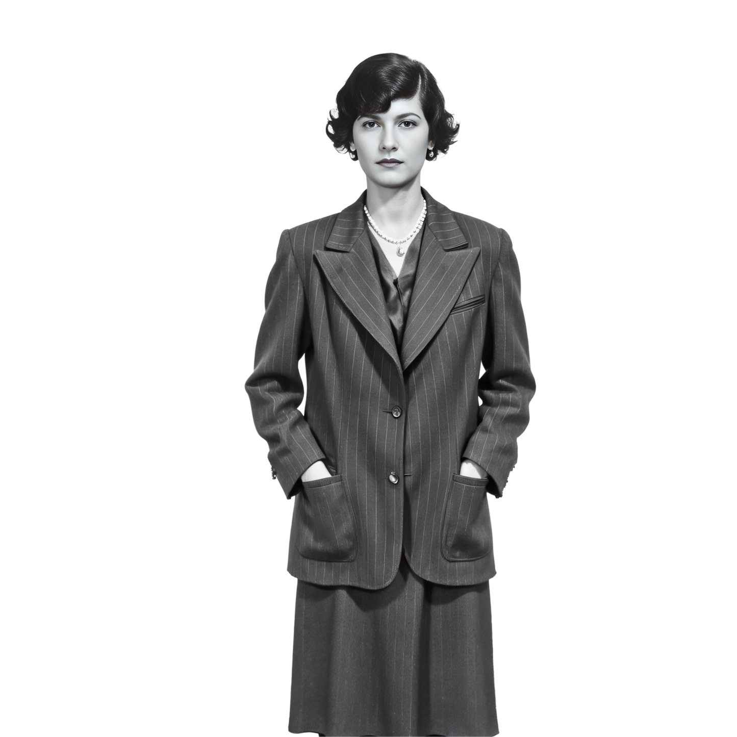 War Bond Pinstripe Blazer