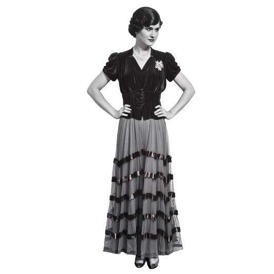 Cabaret Velvet Gown