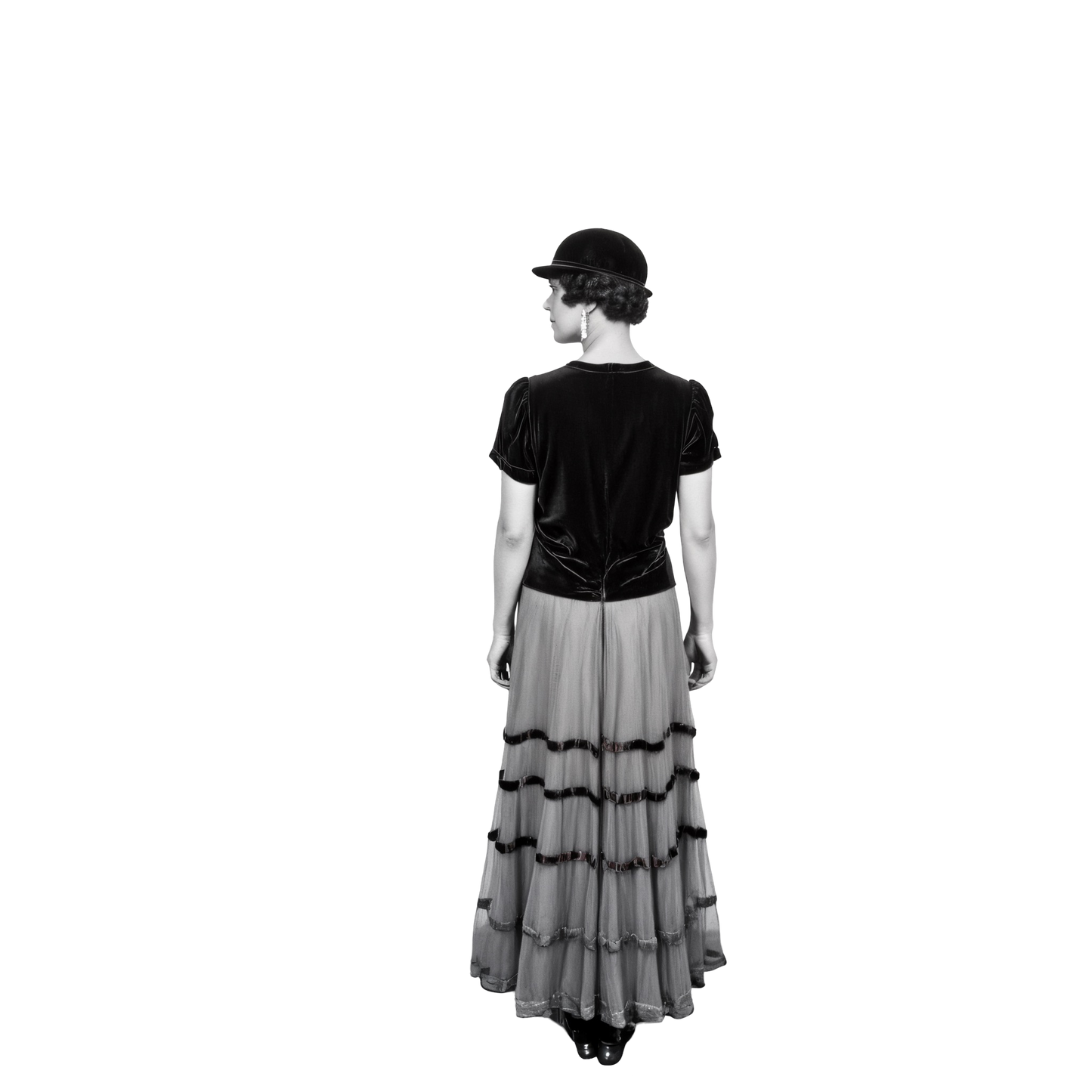 Cabaret Velvet Gown