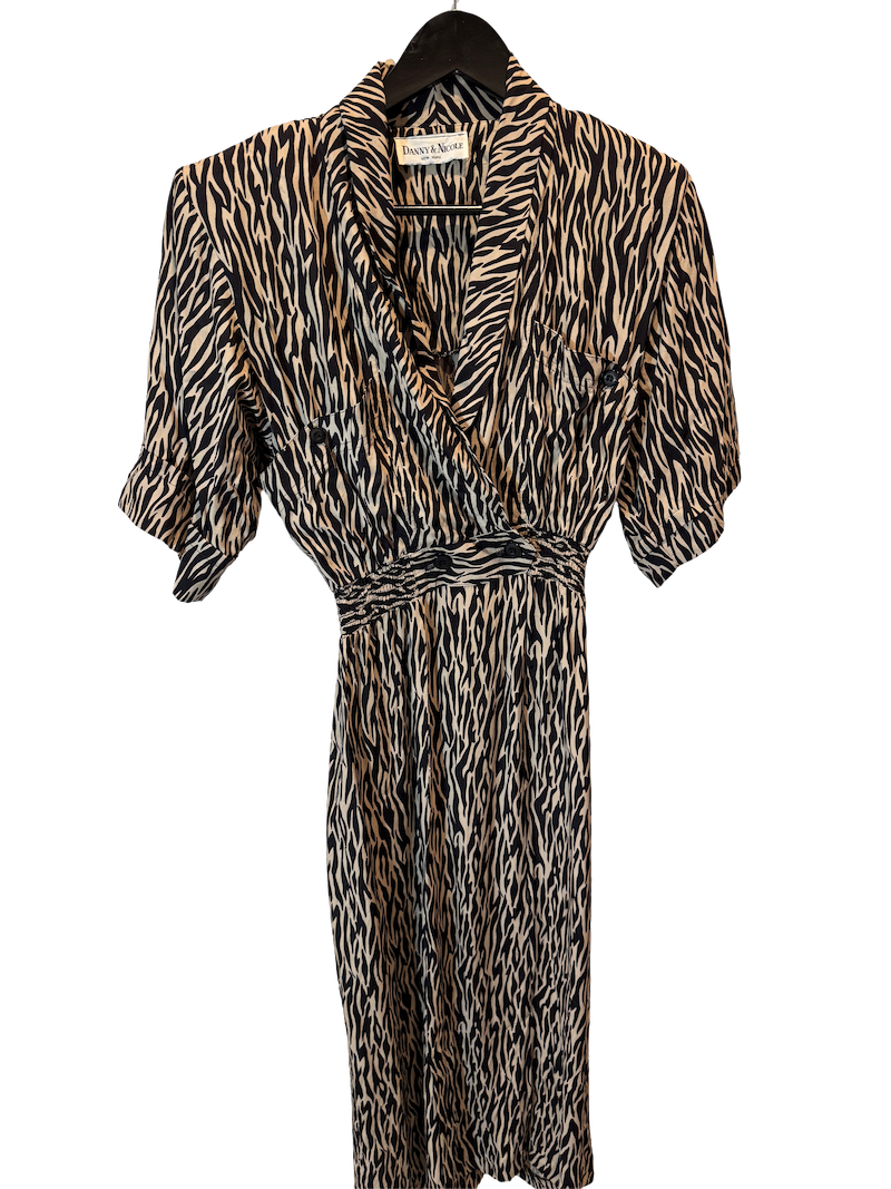 Big Cat Theory Wrap Dress
