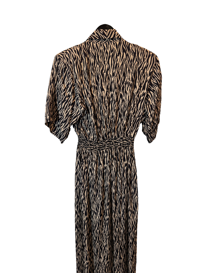 Big Cat Theory Wrap Dress
