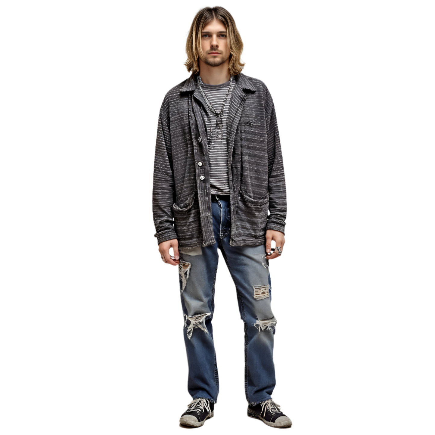 Clerks Stripe Shirt