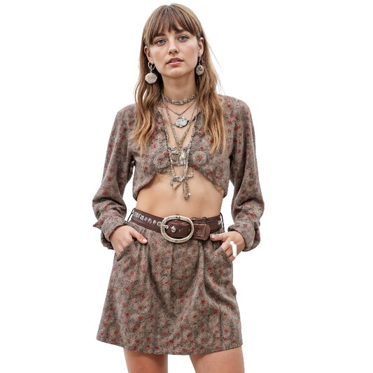 Poetshade Paisley Skirt