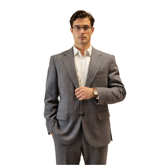 Savile Row Plaid Blazer