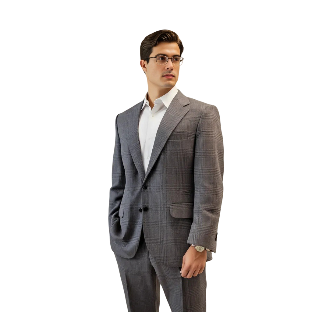 Savile Row Plaid Blazer