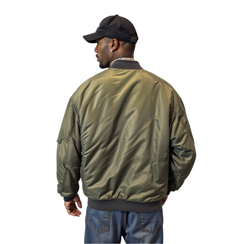 Olive Static Flight Bomber