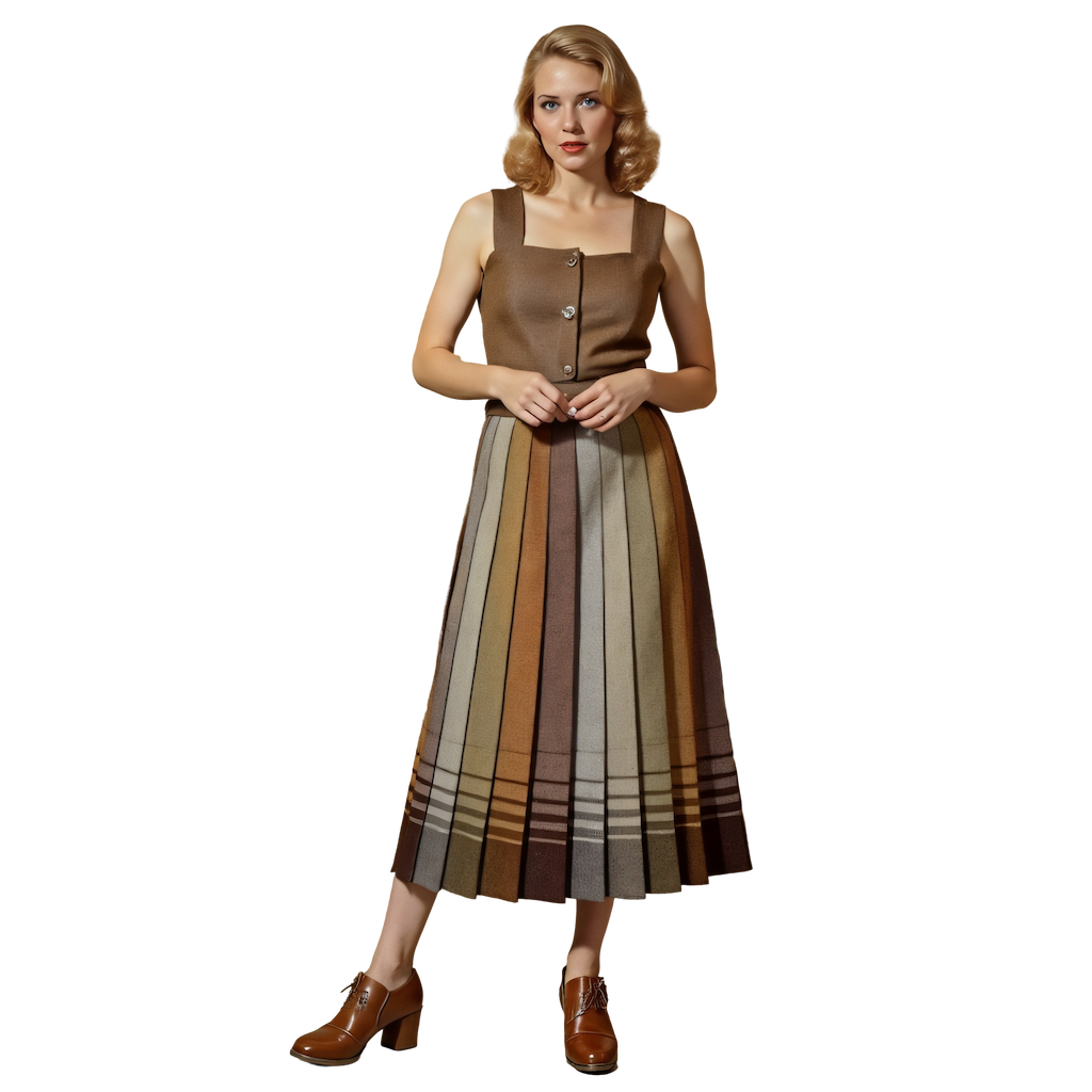 Harvest Plaid Skirt