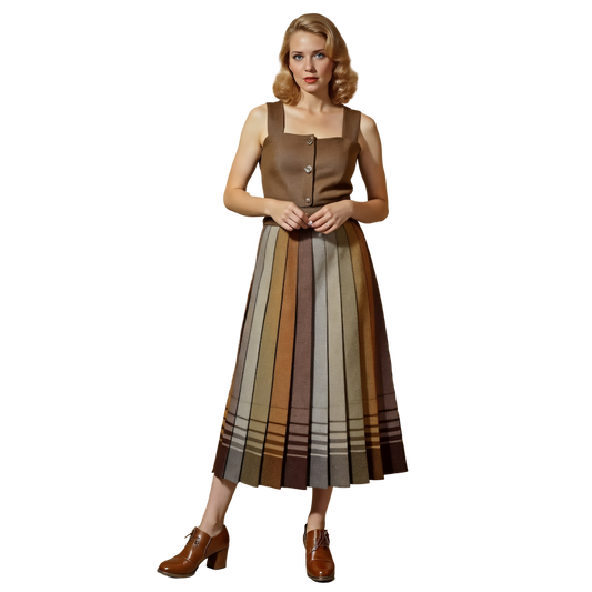 Harvest Plaid Skirt