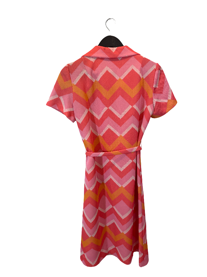 Multicolored railway Dress