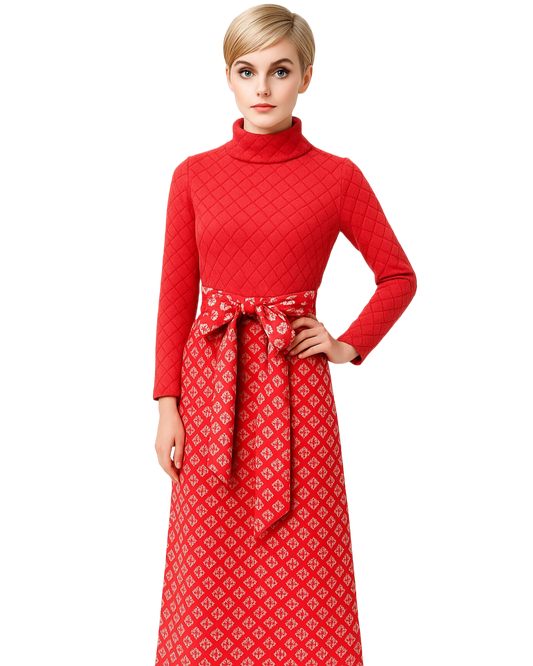 Piccadilly Red Knit Dress
