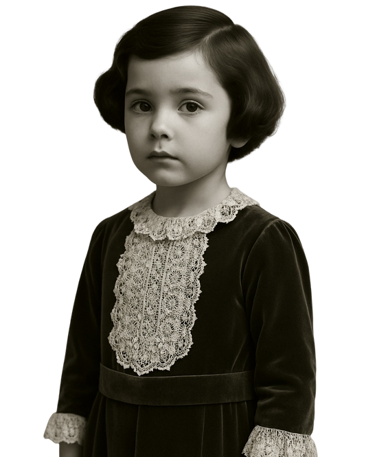 Fairchild Lace Collar Frock