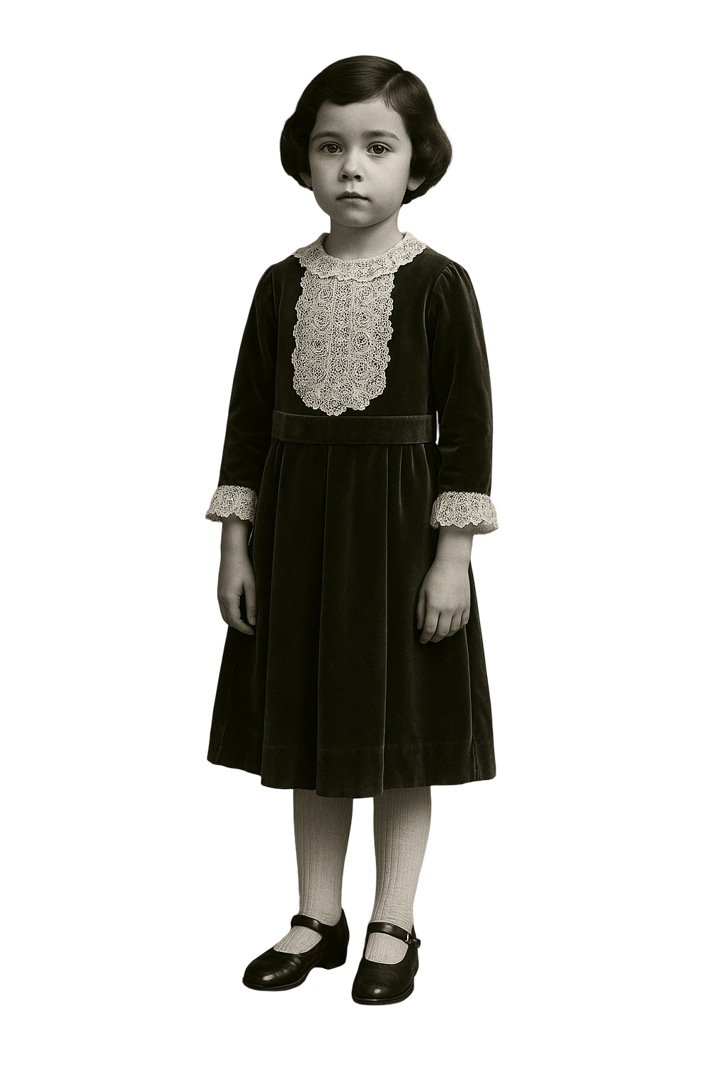 Fairchild Lace Collar Frock