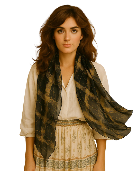 Kasbah Windowpane Scarf