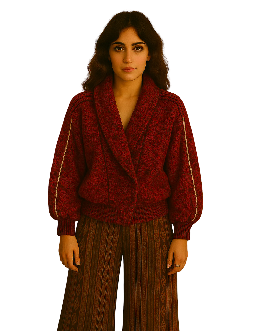 Atlas Ridge Knit Wrap