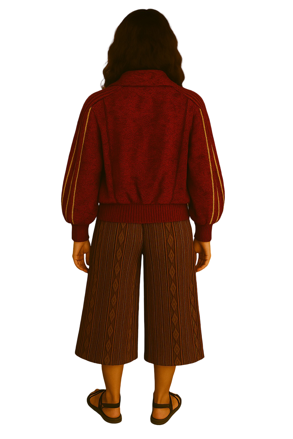 Atlas Ridge Knit Wrap