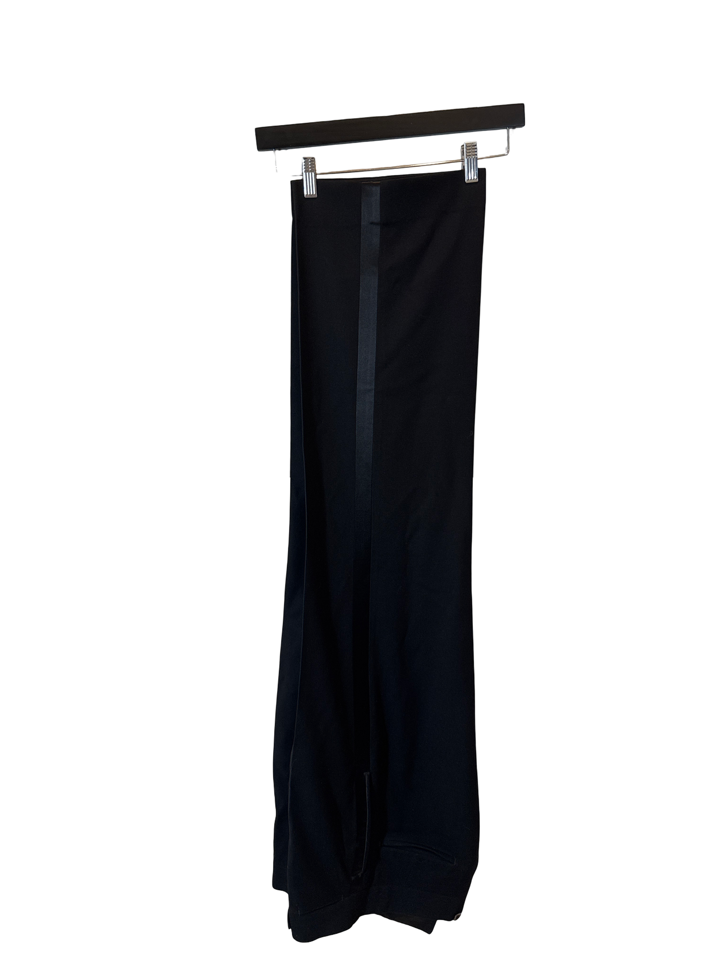 Black men high-waisted tuxedo pants