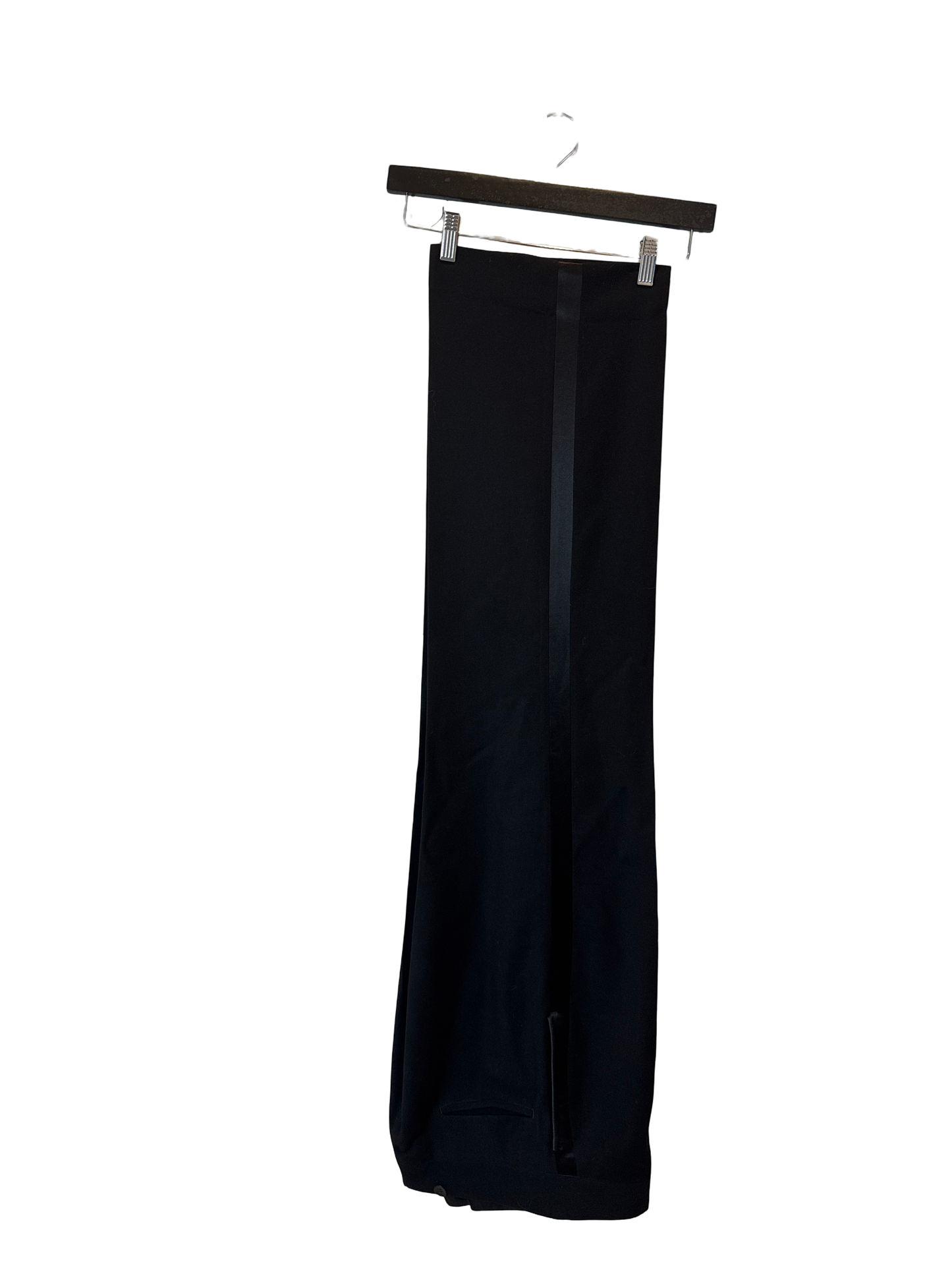 Black men high-waisted tuxedo pants