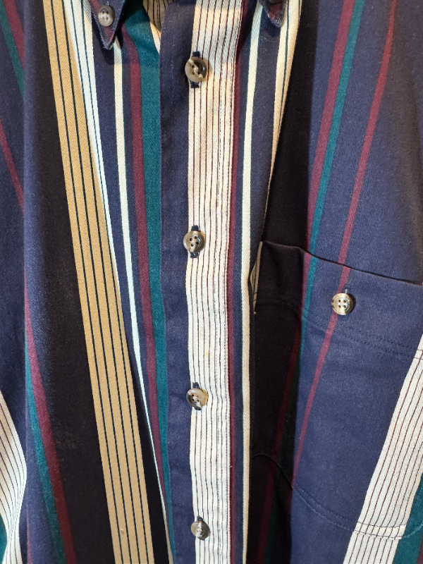Studio Stripe Button-Up