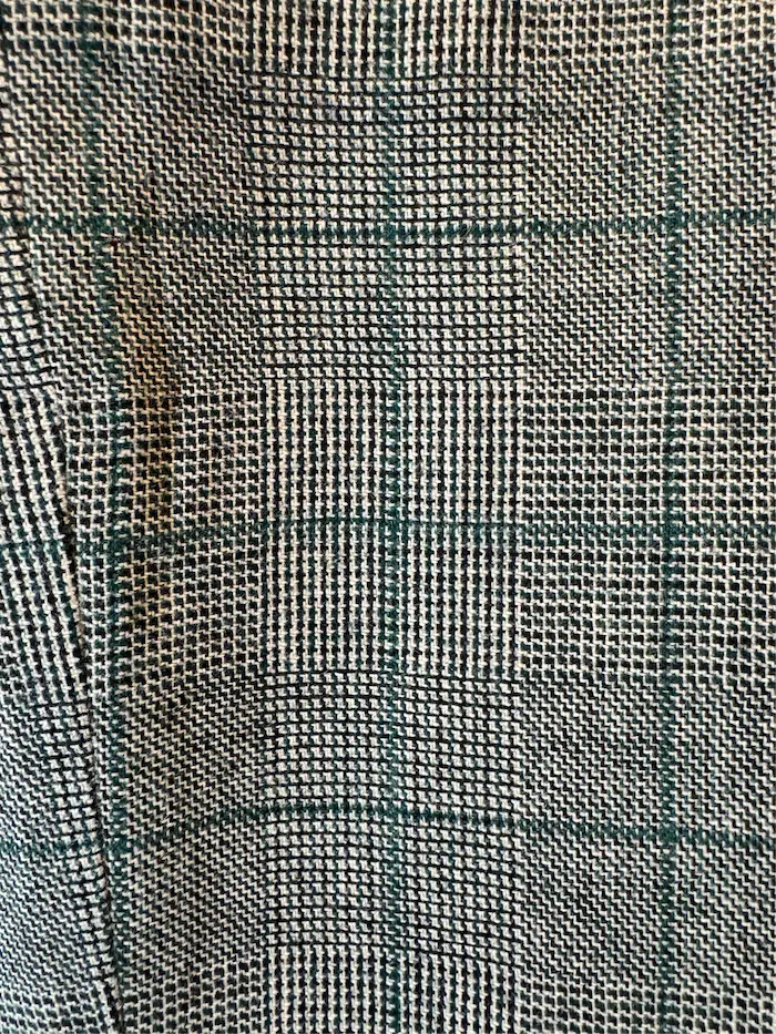 Tapered Plaid Trousers