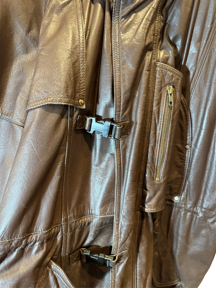Backlot Raid Leather Parka