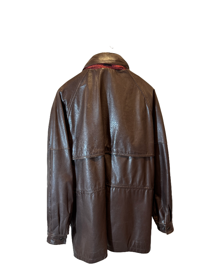 Backlot Raid Leather Parka