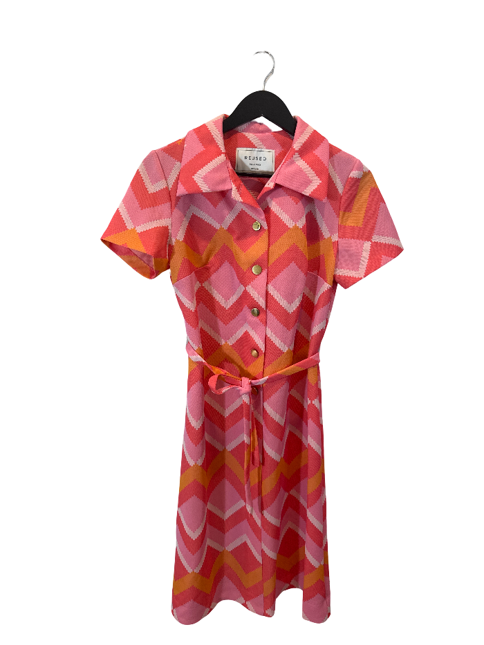 Multicolored railway Dress