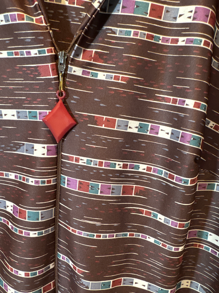 Checkerboard Sunday Zip Dress